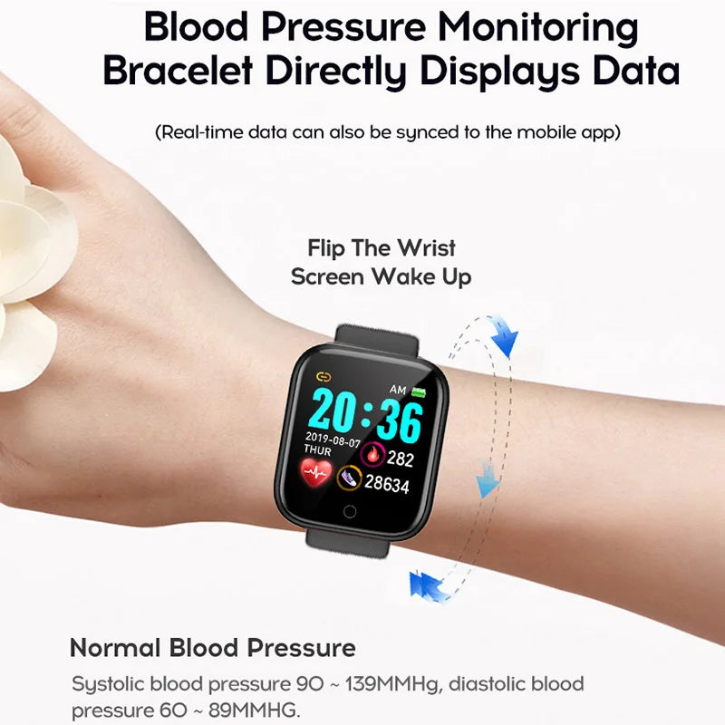 Children's Smart Watch | Fitness Tracker | Heart Rate Monitor | Step Counter | Bluetooth