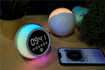 Bluetooth 5.3 Speaker with Alarm Clock | LED Digital Display | Wireless | Portable | Home Decor