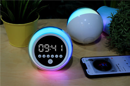 Bluetooth 5.3 Speaker with Alarm Clock | LED Digital Display | Wireless | Portable | Home Decor