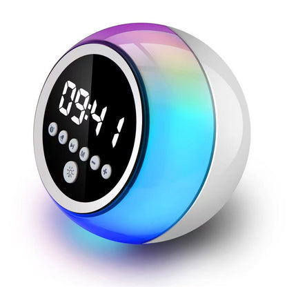 Bluetooth 5.3 Speaker with Alarm Clock | LED Digital Display | Wireless | Portable | Home Decor