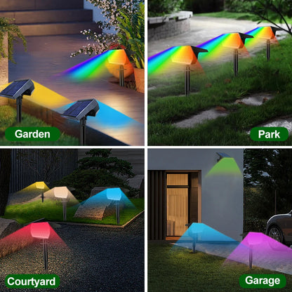 RGB Solar Spotlight | Outdoor Lighting | Waterproof | Color Changing | Garden Decor