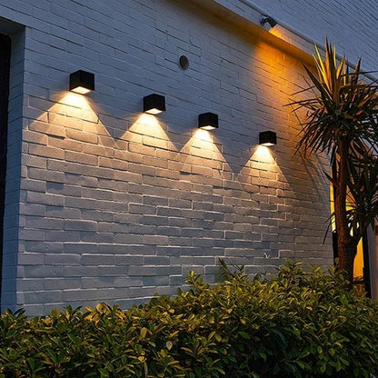 Solar-Powered LED Wall Lamp | Outdoor Lighting | Waterproof | Adjustable | Garden Decor