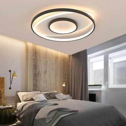 "Modern LED Ceiling Light – 50CM Dimmable Round Lamp for Bedroom & Living Room"