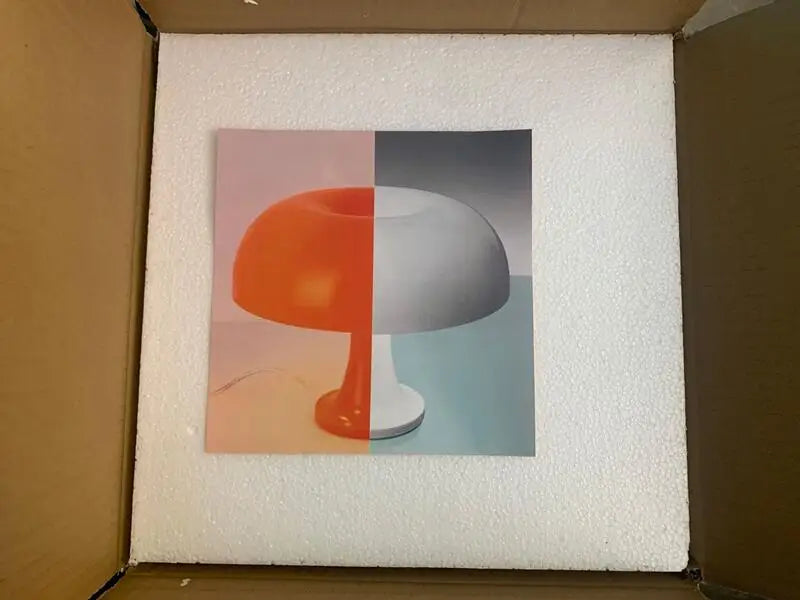 "Modern LED Mushroom Table Lamp – Minimalist Bedside & Living Room Lighting Decor"