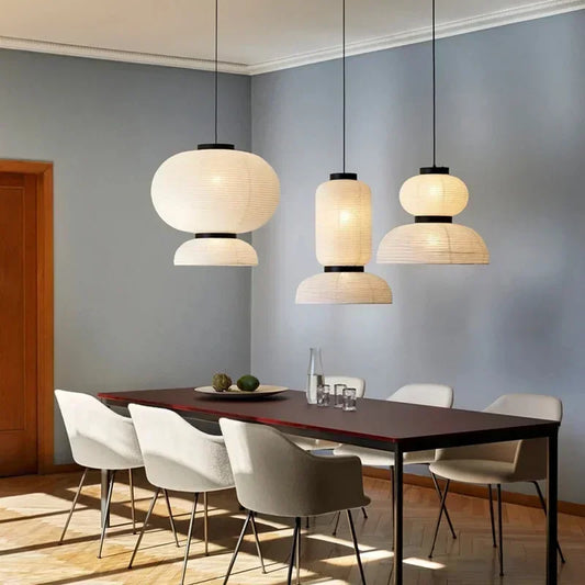 "Modern LED Chandelier – Long Pole Hanging Lamp for Home & Restaurant Decor"