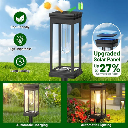 Solar Pathway Lights | Outdoor Lighting | Waterproof | Durable | Garden Decor