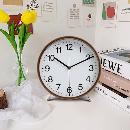 Wooden Wall Clock | Silent Quartz Movement | Modern Design | Home Decor | Living Room