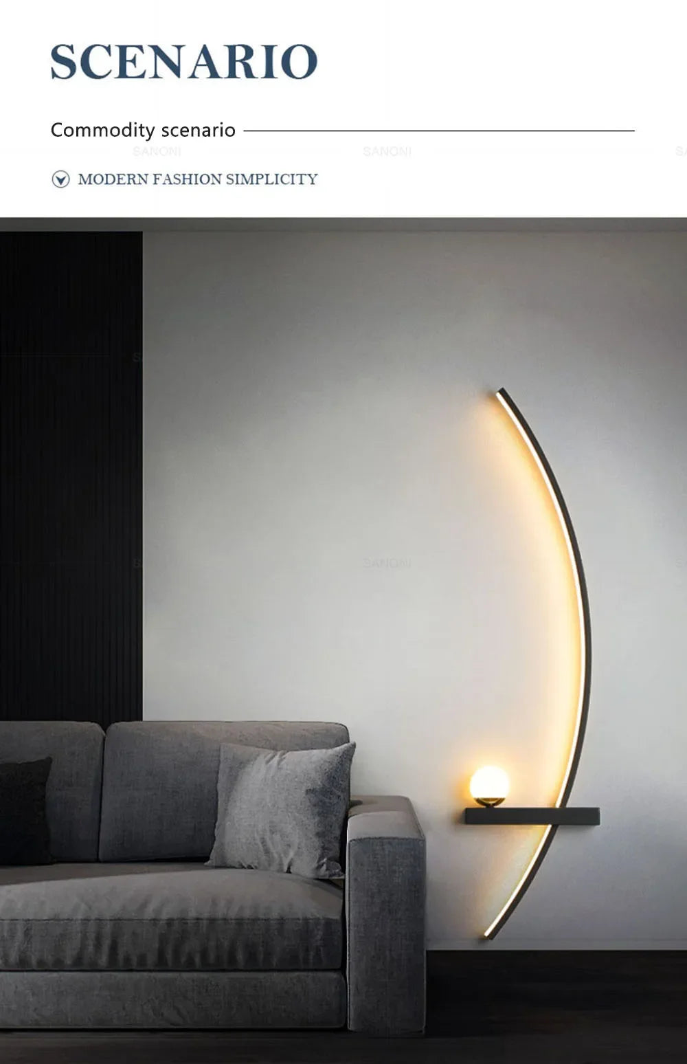 Modern LED Wall Lamp | Indoor Lighting | Bedroom | Living Room | Home Decor