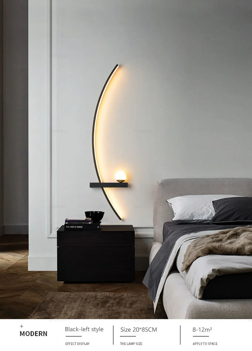 Modern LED Wall Lamp | Indoor Lighting | Bedroom | Living Room | Home Decor