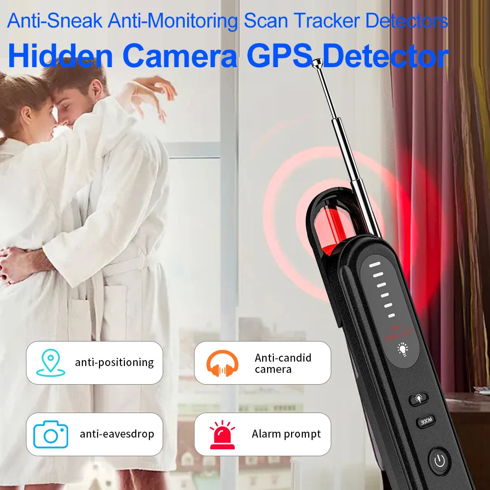 Hidden Camera Detector | GPS Tracker Finder | Anti-Spy Device | Wireless Signal Scanner | Privacy Protection