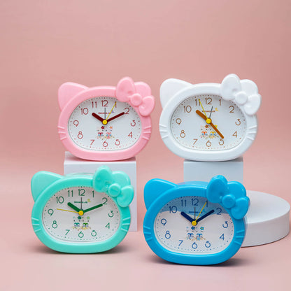 Hello Kitty Wall Clock | Kawaii Design | Modern Minimalist | Bedroom Decor | Home Decor