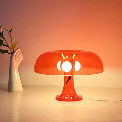 "Modern LED Mushroom Table Lamp – Minimalist Bedside & Living Room Lighting Decor"