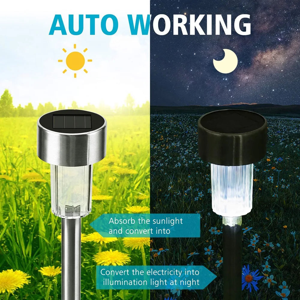 Solar Pathway Lights | Outdoor Lighting | Waterproof | Durable | Garden Decor