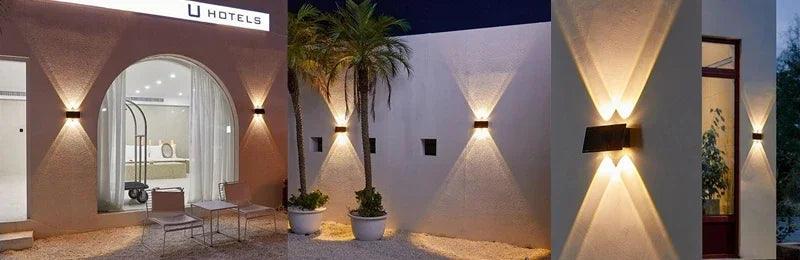 Solar-Powered LED Wall Lamp | Outdoor Lighting | Waterproof | Adjustable | Garden Decor