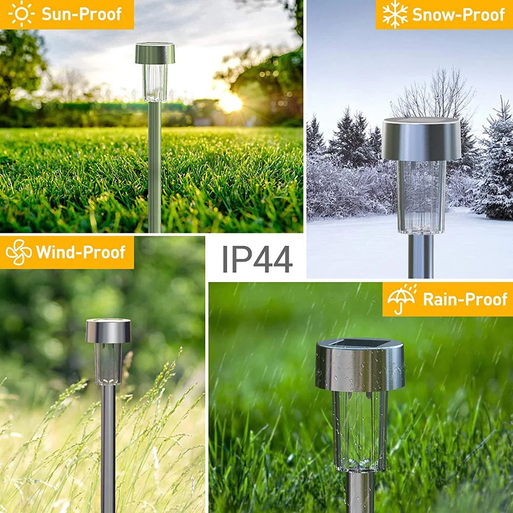 Solar Pathway Lights | Outdoor Lighting | Waterproof | Durable | Garden Decor