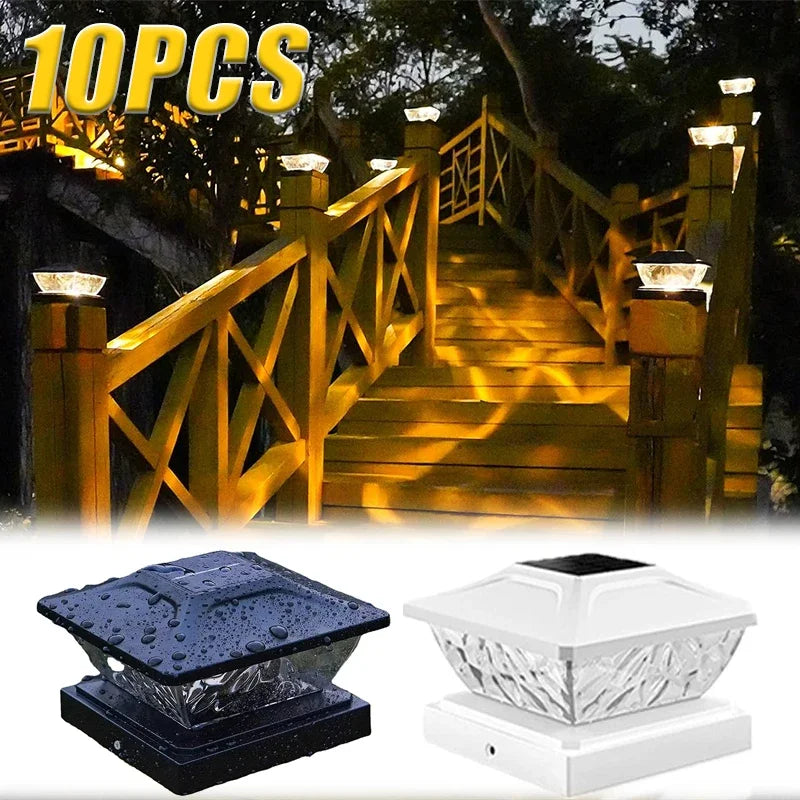 Solar-Powered LED Wall Lamp | Outdoor Lighting | Waterproof | Security | Garden Decor