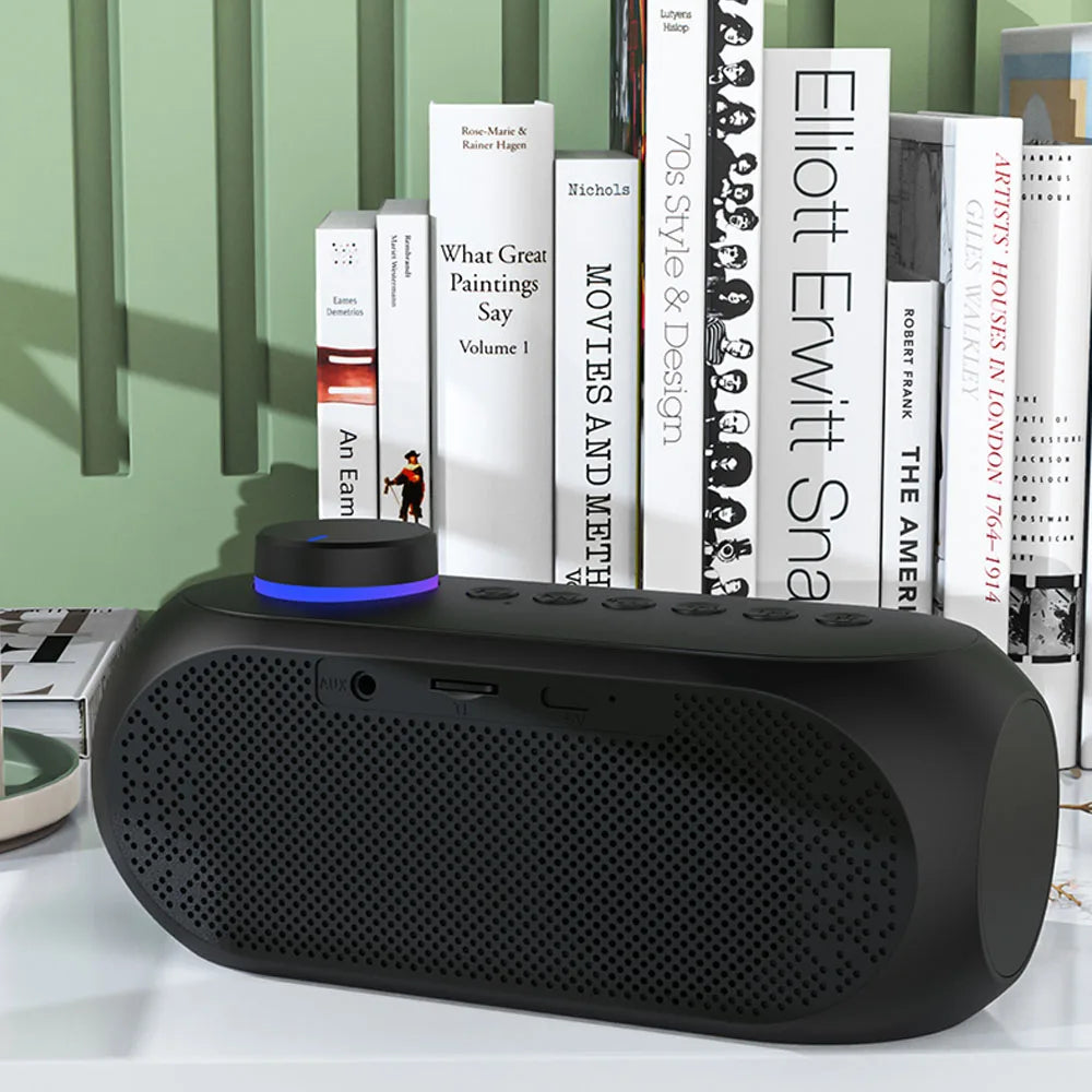 Multifunctional Bluetooth Speaker | 360° Surround Sound | RGB Lighting | Alarm Clock | FM Radio