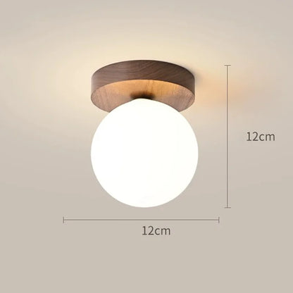 "E27 LED Stone Marble Ceiling Lamp – Modern Round Downlight for Home Decor"