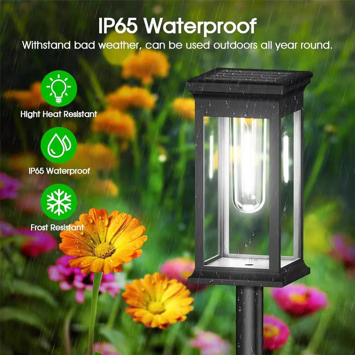 Solar Pathway Lights | Outdoor Lighting | Waterproof | Durable | Garden Decor