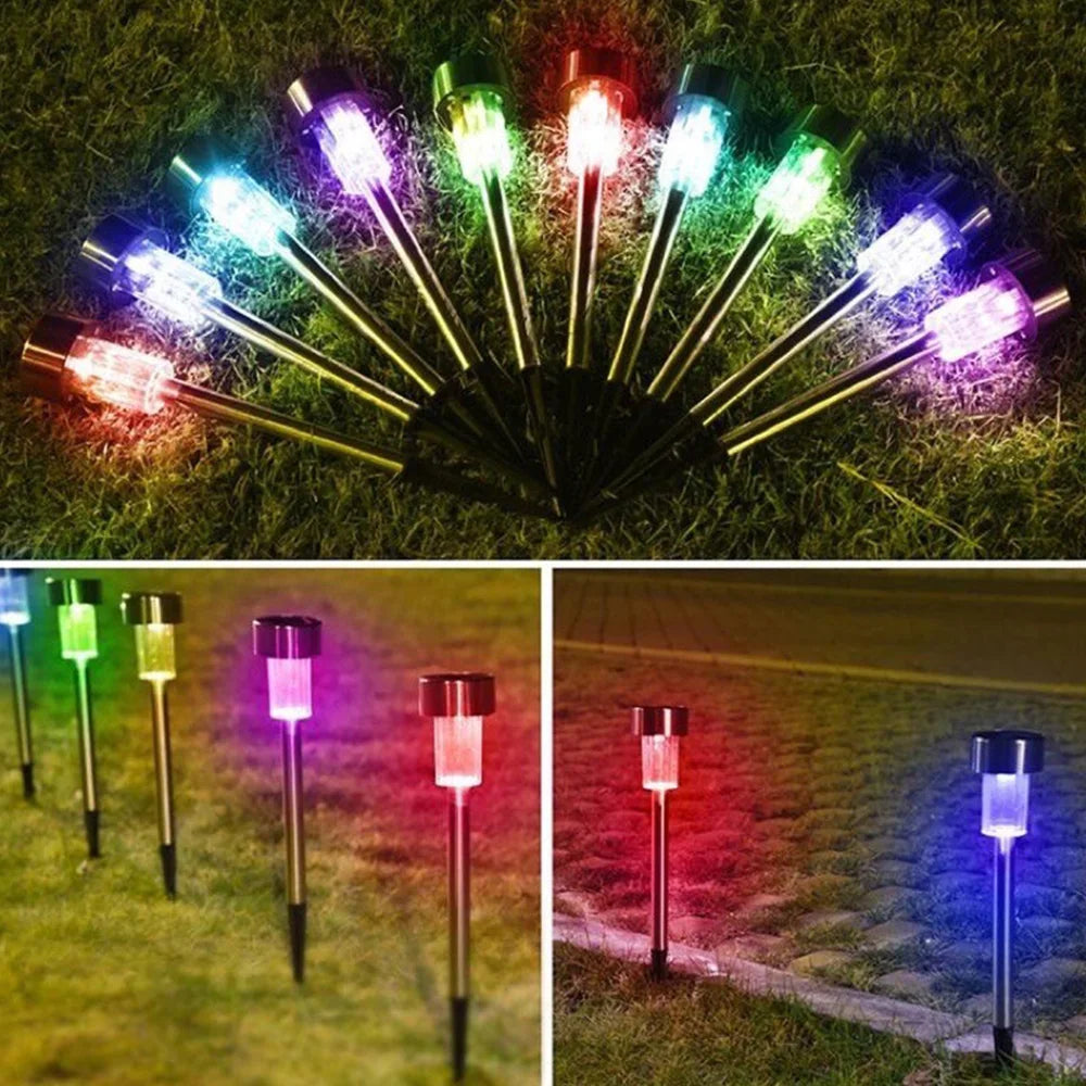 Solar Pathway Lights | Outdoor Lighting | Waterproof | Durable | Garden Decor