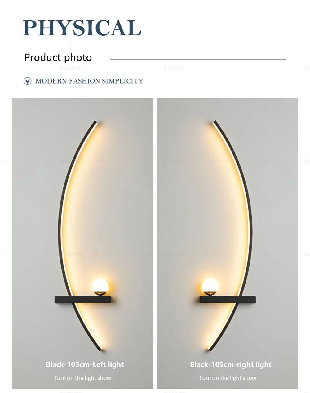 Modern LED Wall Lamp | Indoor Lighting | Bedroom | Living Room | Home Decor