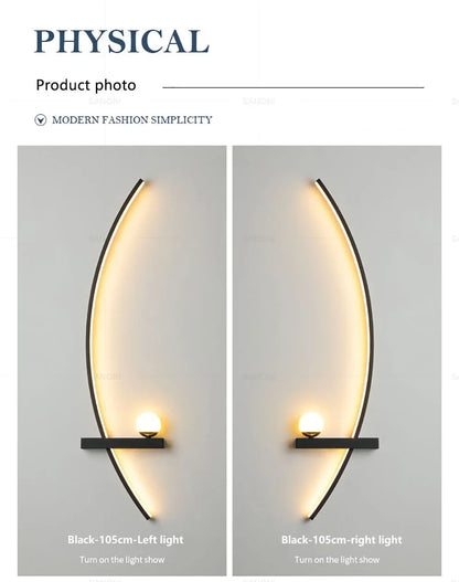 Modern LED Wall Lamp | Indoor Lighting | Bedroom | Living Room | Home Decor