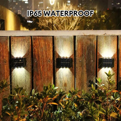 Solar-Powered Wall Lamp | Outdoor Lighting | Waterproof | Adjustable | Garden Decor