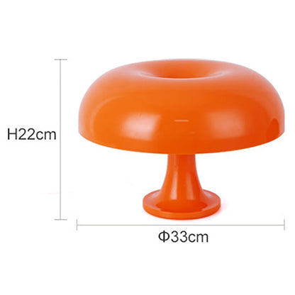 "Minimalist Mushroom Table Lamp – E14 Ornament Light for Living Room & Bedside"