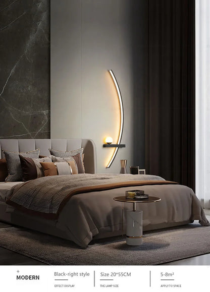 Modern LED Wall Lamp | Indoor Lighting | Bedroom | Living Room | Home Decor