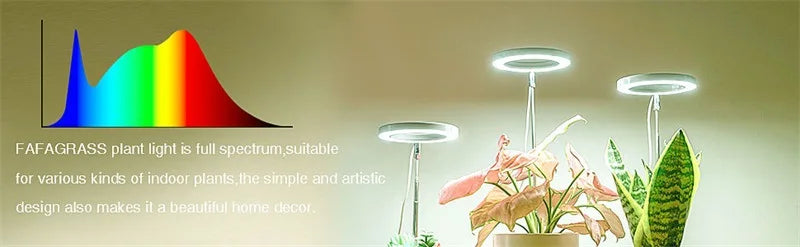 "LED Grow Light Stand – 6000K Full Spectrum Dimmable Plant Lamp with Timer for Indoor Plants"