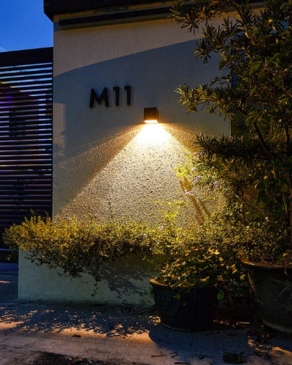 Solar-Powered LED Wall Lamp | Outdoor Lighting | Waterproof | Adjustable | Garden Decor