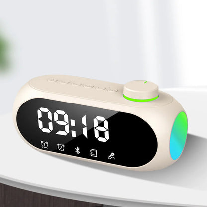 Multifunctional Bluetooth Speaker | 360° Surround Sound | RGB Lighting | Alarm Clock | FM Radio