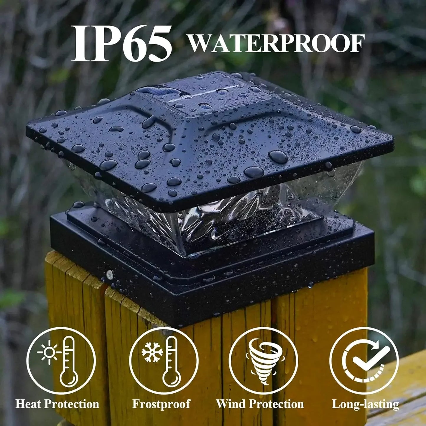 Solar-Powered LED Wall Lamp | Outdoor Lighting | Waterproof | Security | Garden Decor