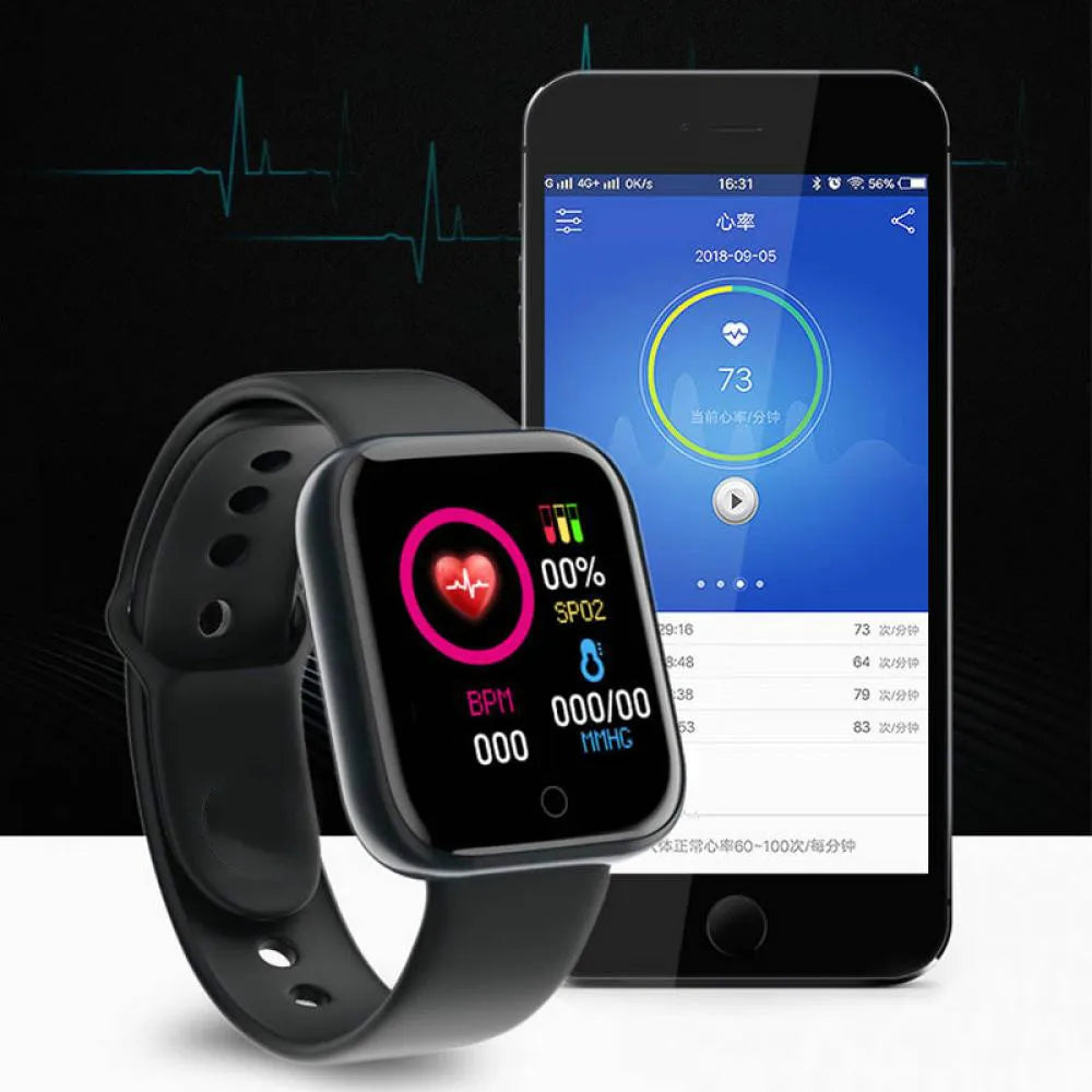 Children's Smart Watch | Fitness Tracker | Heart Rate Monitor | Step Counter | Bluetooth