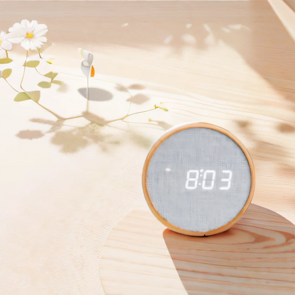 Wooden Digital Alarm Clock | Silent | Modern Design | Bedroom Clock | Home Decor