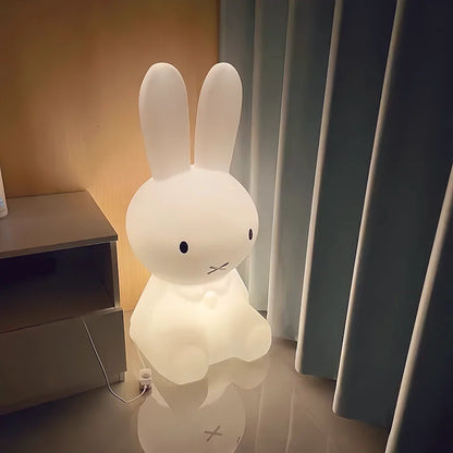 "Creative Rabbit Bears Nightlight – Rechargeable Bedside Lamp for Children’s Bedrooms"