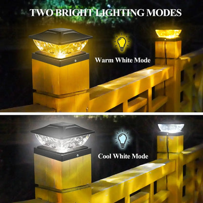 Solar-Powered LED Wall Lamp | Outdoor Lighting | Waterproof | Security | Garden Decor