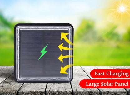 "12-LED Solar Deck Light – Large Solar Panel, Waterproof Outdoor Step Light with Auto ON/Off"