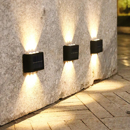 Solar-Powered Wall Lamp | Outdoor Lighting | Waterproof | Adjustable | Garden Decor