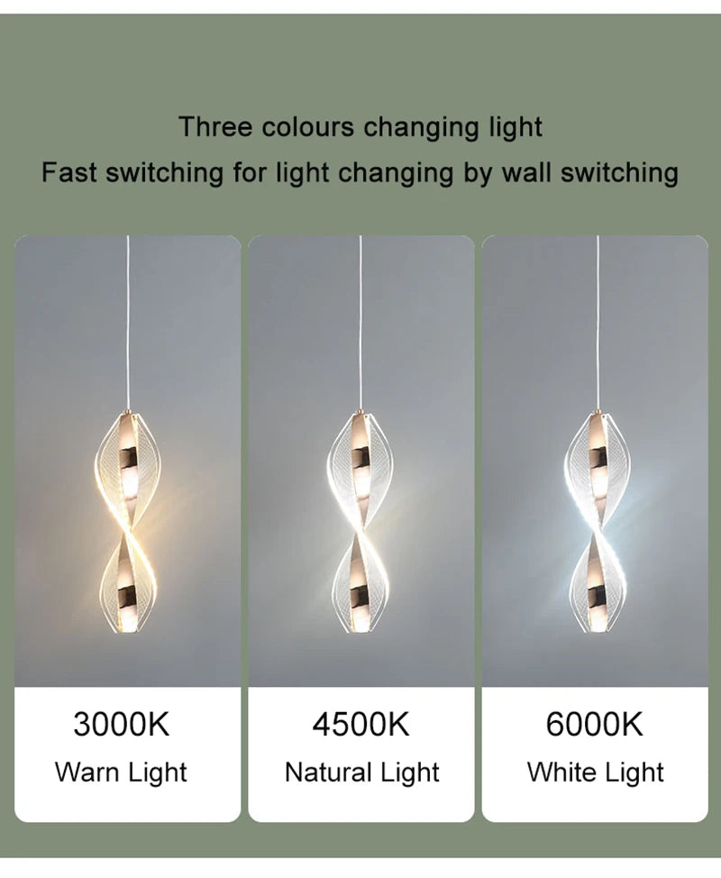 "Nordic LED Pendant Light – Modern Hanging Lamp for Living Room, Bedroom & Home Decor"