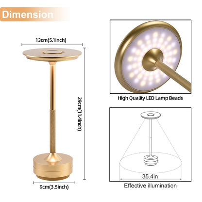 "Simple Charging Table Lamp – Dimmable LED Desk & Atmosphere Lamp with USB Charging"