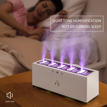 Ultrasonic Humidifier | RGB LED Light | Sound Rhythm | USB Rechargeable | Home Humidifier