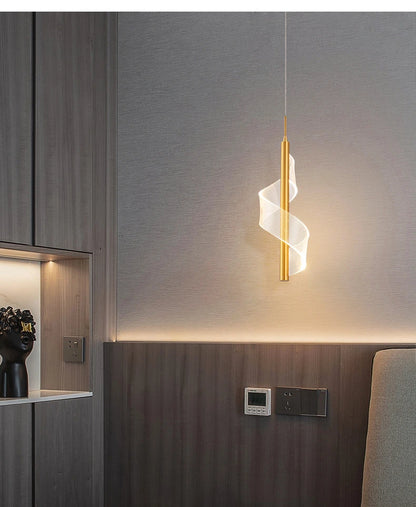 "Modern LED Pendant Lighting – Nordic Hanging Lamp for Bedroom & Hotel Decor"