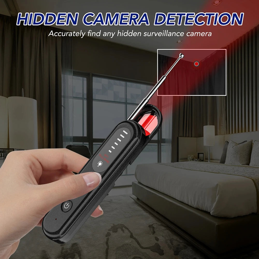 Hidden Camera Detector | GPS Tracker Finder | Anti-Spy Device | Wireless Signal Scanner | Privacy Protection