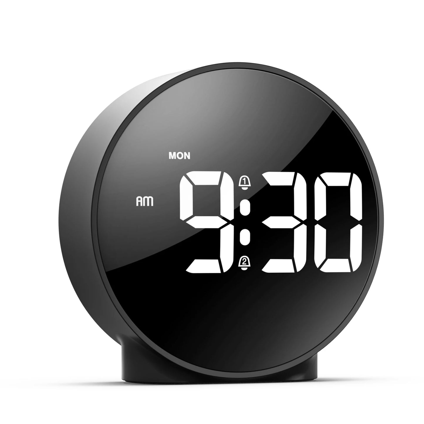 "ORIA Digital Alarm LED Table Clock – USB Snooze Night Light for Home Decor"