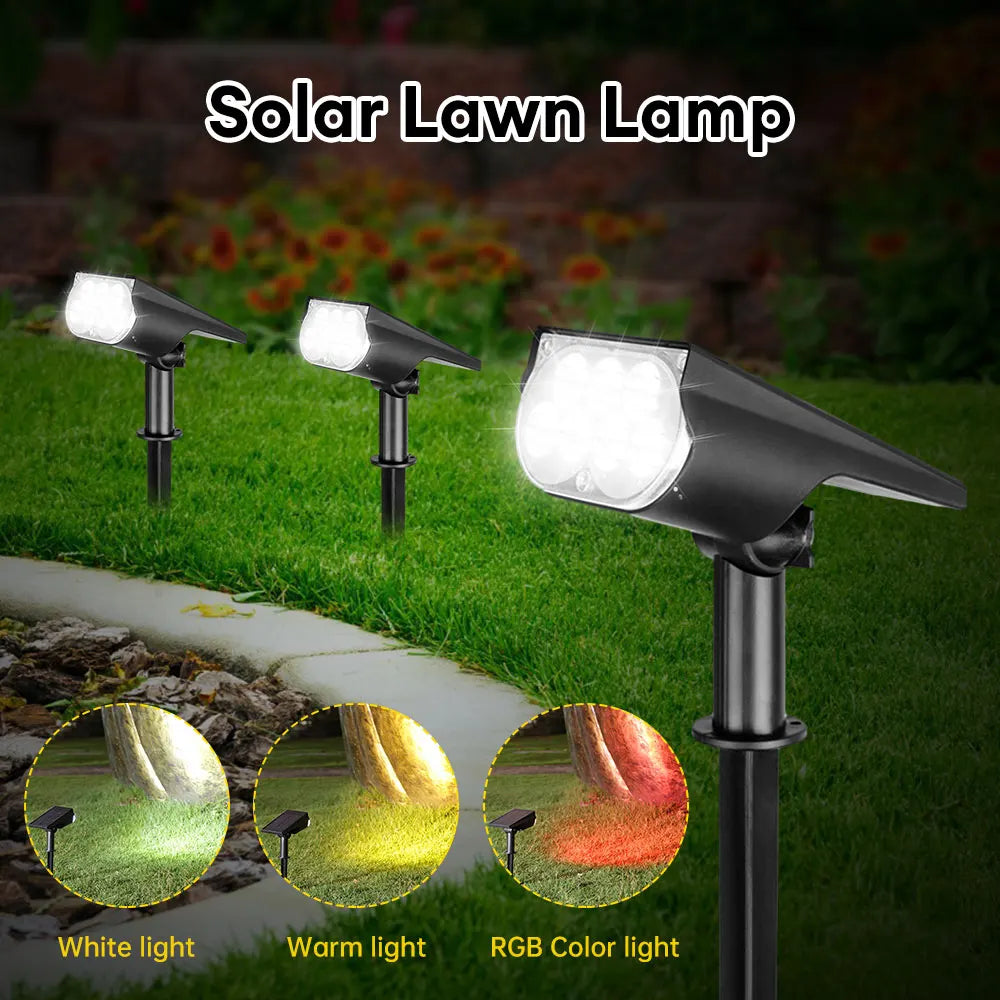 IP65 Solar LED Spotlight | Outdoor Lighting | Waterproof | Motion Sensor | Adjustable