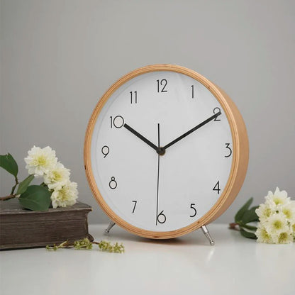 Wooden Wall Clock | Silent Quartz Movement | Modern Design | Home Decor | Living Room