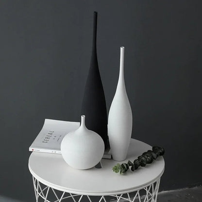 Jingdezhen Ceramic Vase | Modern Minimalist | Handmade | Home Decor | Living Room