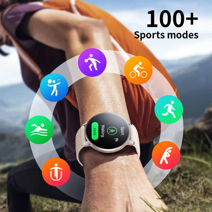 LIGE 2024 Smartwatch | Bluetooth Calling | Heart Rate Monitor | Blood Oxygen | IP68 Waterproof | Fitness Tracker