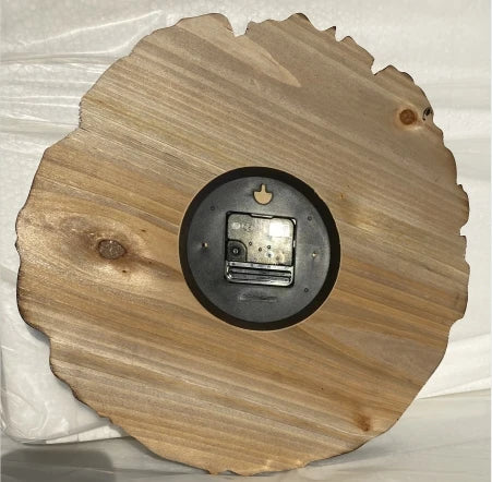 Tree Stump Wall Clock | Unique Design | Silent Quartz Movement | Home Decor | Bedroom